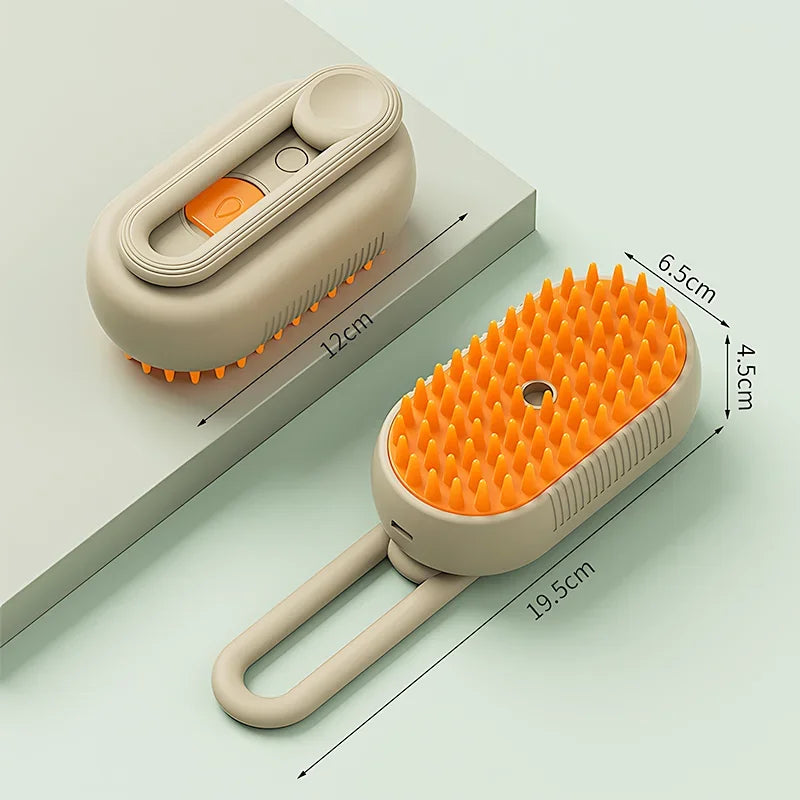 Electric Cat Steam Hair Remover Brush