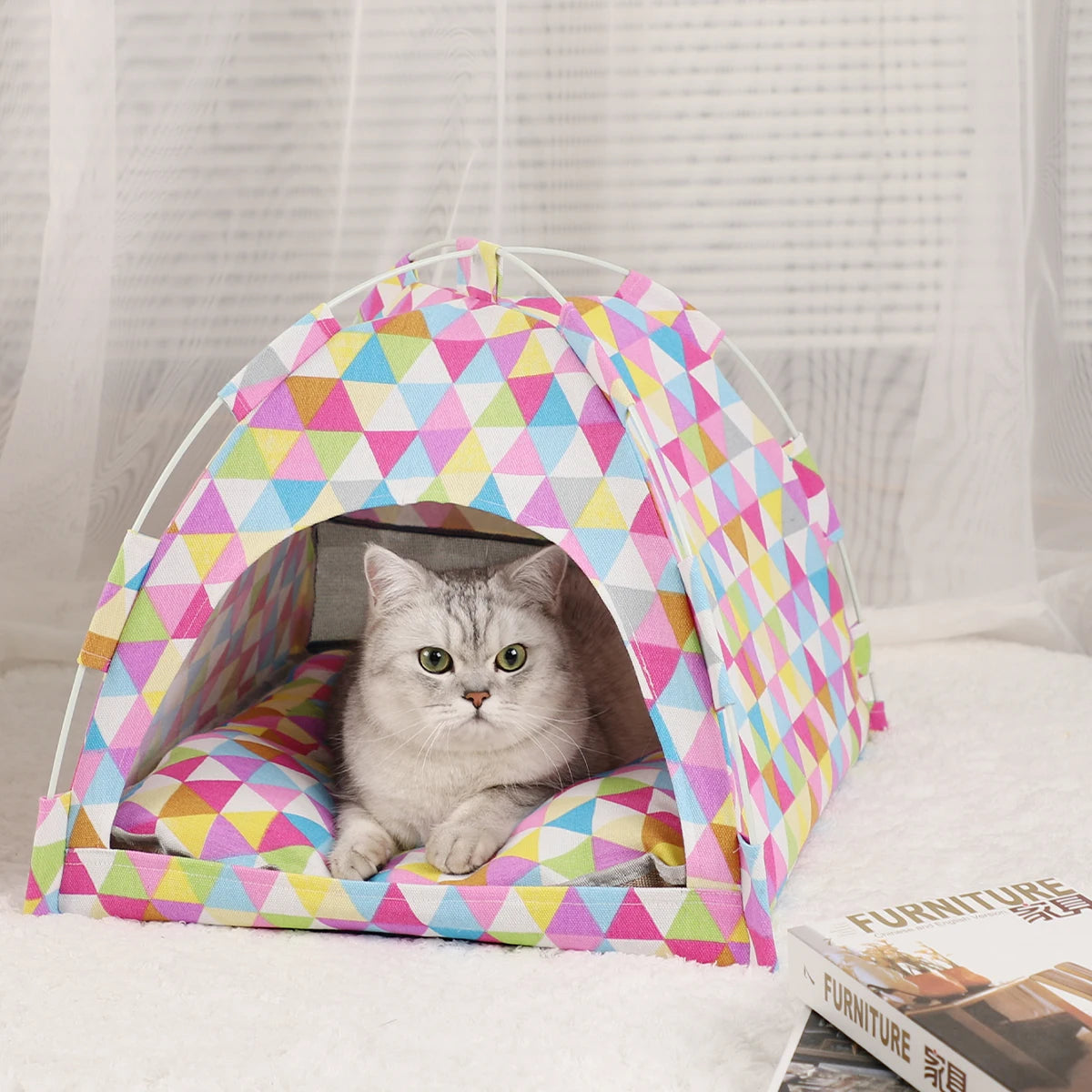 Cat Tent Bed Warm Winter House