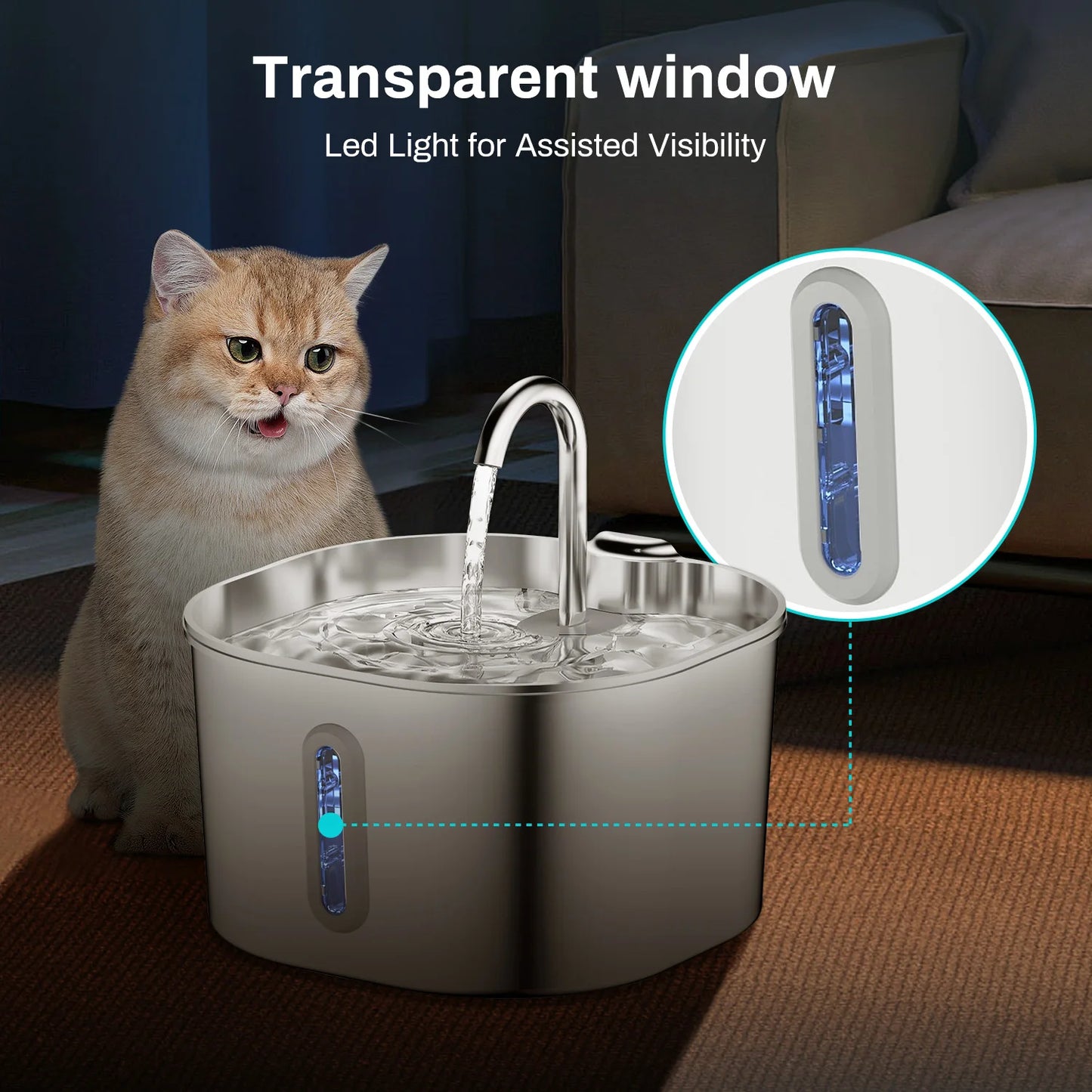 2.2L Automatic Pet Water Fountain