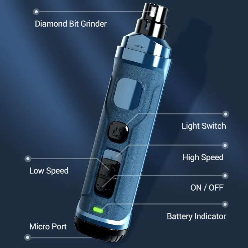 Electric Dog Nail Grinder Rechargeable Tool