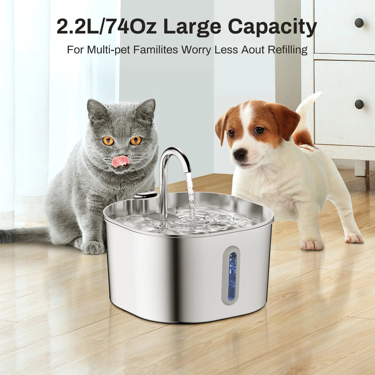 2.2L Automatic Pet Water Fountain
