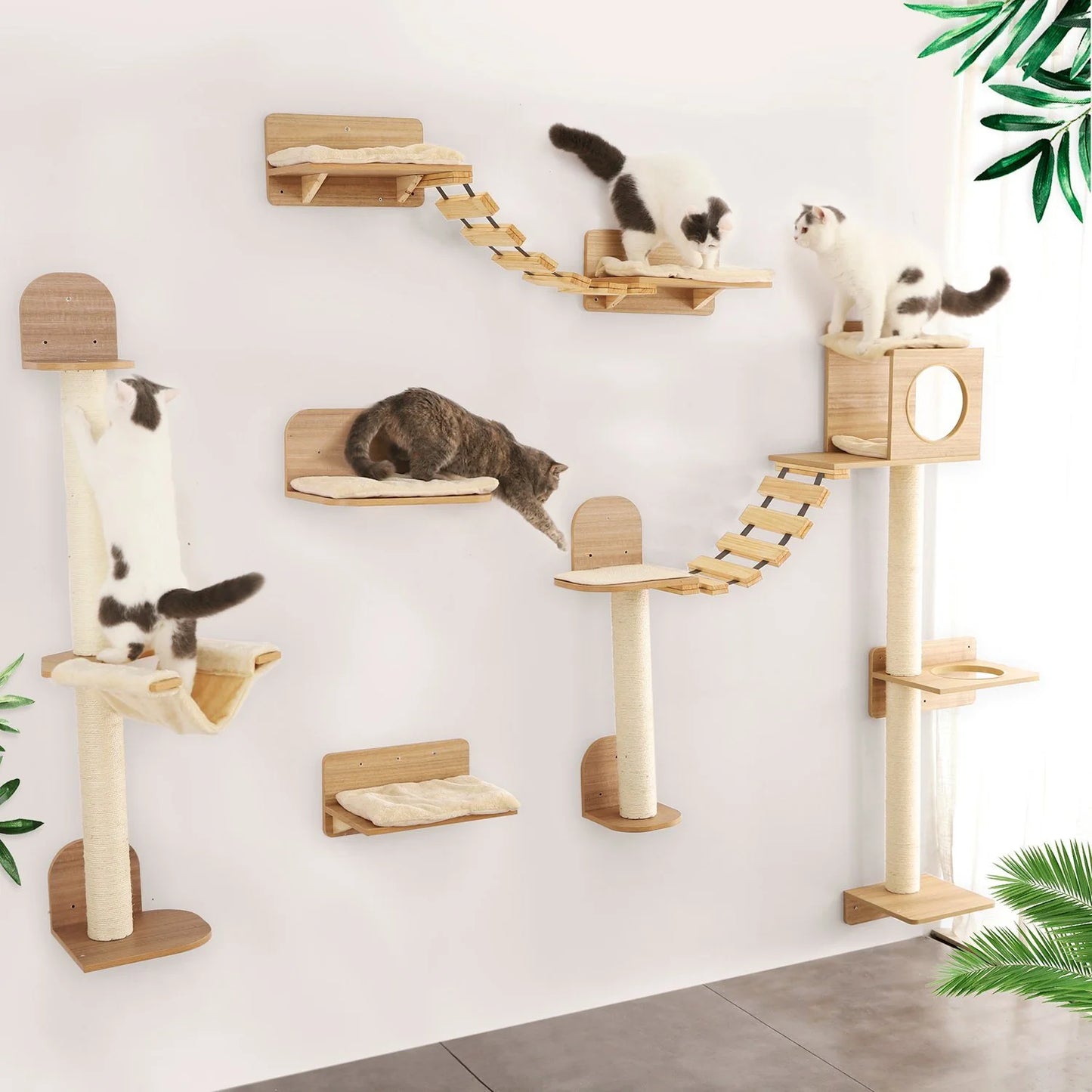 Wall Mounted Cat Climbing Rope
