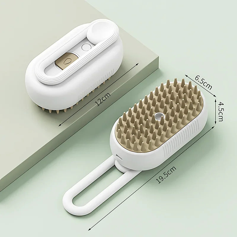 Electric Cat Steam Hair Remover Brush