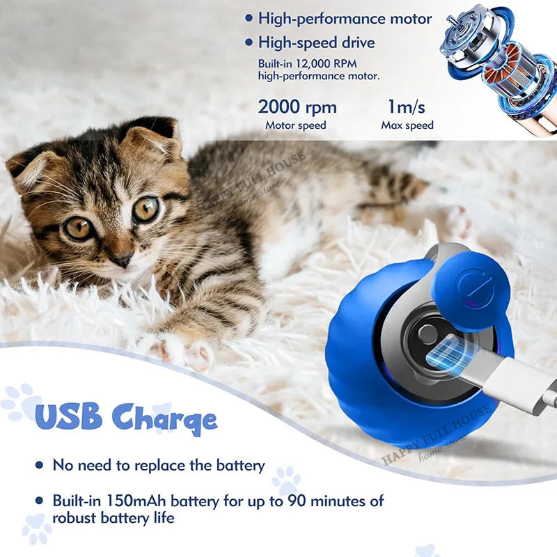 Automatic Interactive Cat Ball Toy