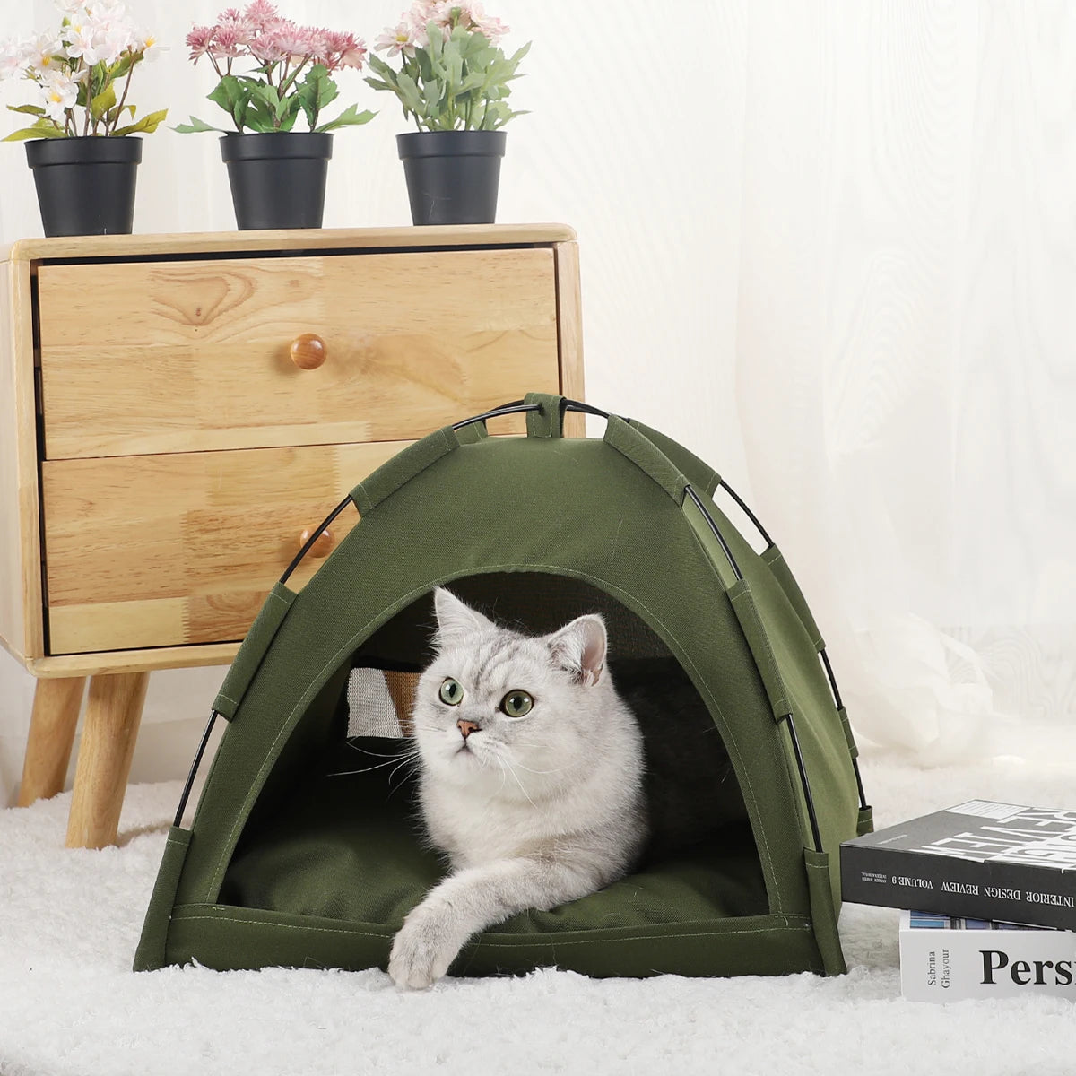 Cat Tent Bed Warm Winter House